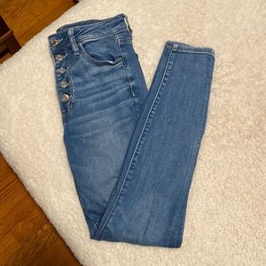 American Eagle button up jeans size 6 regular